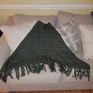 Womens sweater poncho